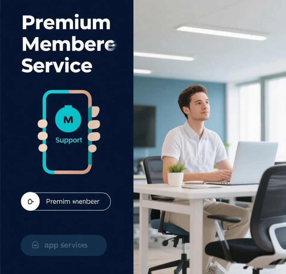 官方APP与会员服务场景示意